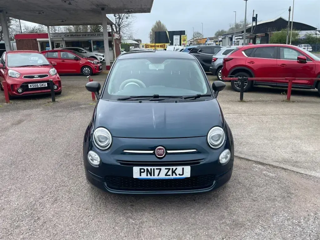Used Fiat 500 Pop 69 HP (50 kW) 2017 Blue Hatchback