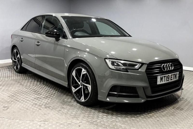 Used Audi A3 Black Edition 150 HP (110 kW) 2019 Grey Sedan