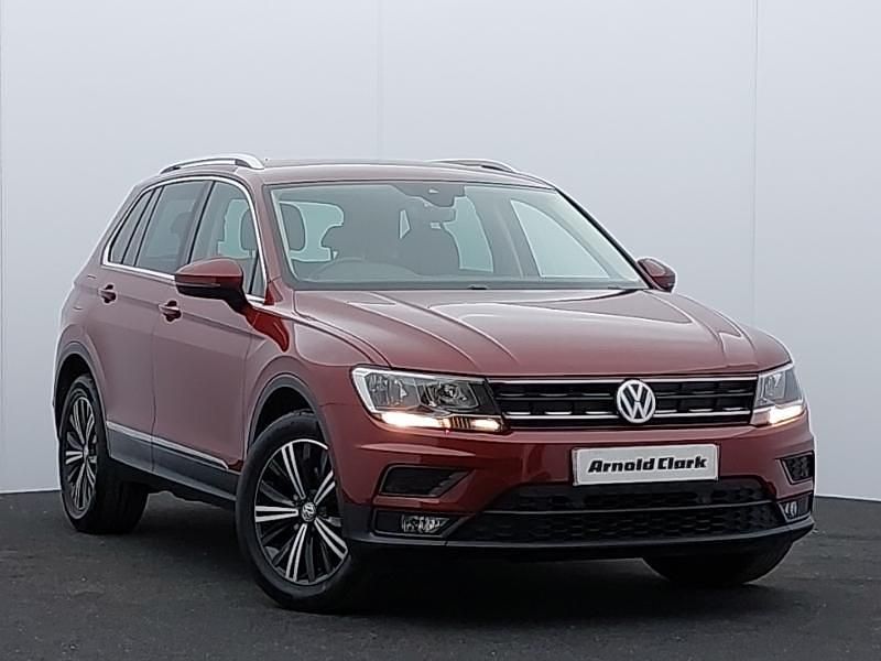 Used VW Tiguan SE 150 HP (110 kW) 2018 Red SUV