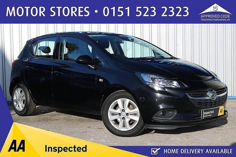 Used Vauxhall Corsa Design Edition 75 HP (55 kW) 2017 Black Hatchback