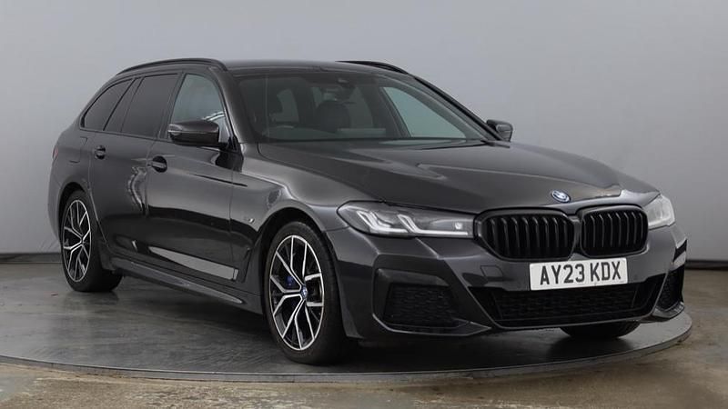 Grey Used 2023 BMW 530e M Sport Estate | £32,990 (Expensive) - Image 1/4