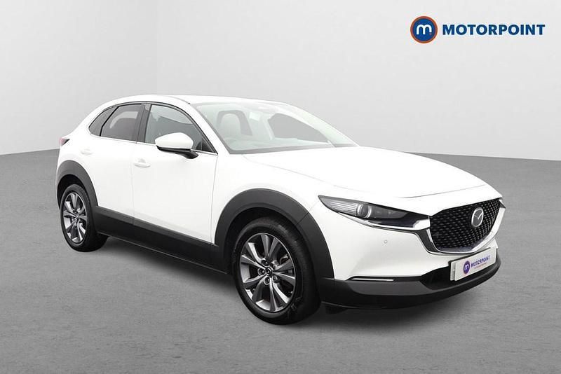 White Used 2024 Mazda CX-30 Exclusive-Line SUV | £19,799 (Fair price) - Image 1/4