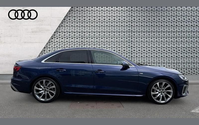 Used Audi A4 S-Line 204 HP (150 kW) 2024 Blue Sedan