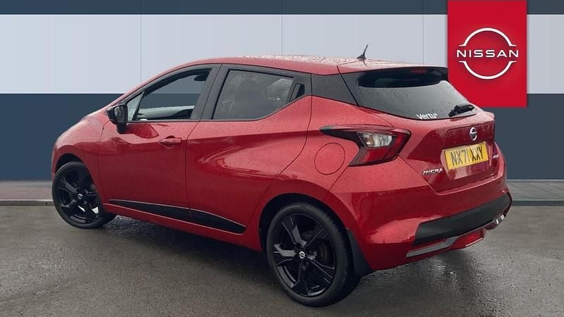 Used Nissan Micra 92 HP (67 kW) 2021 Red Hatchback