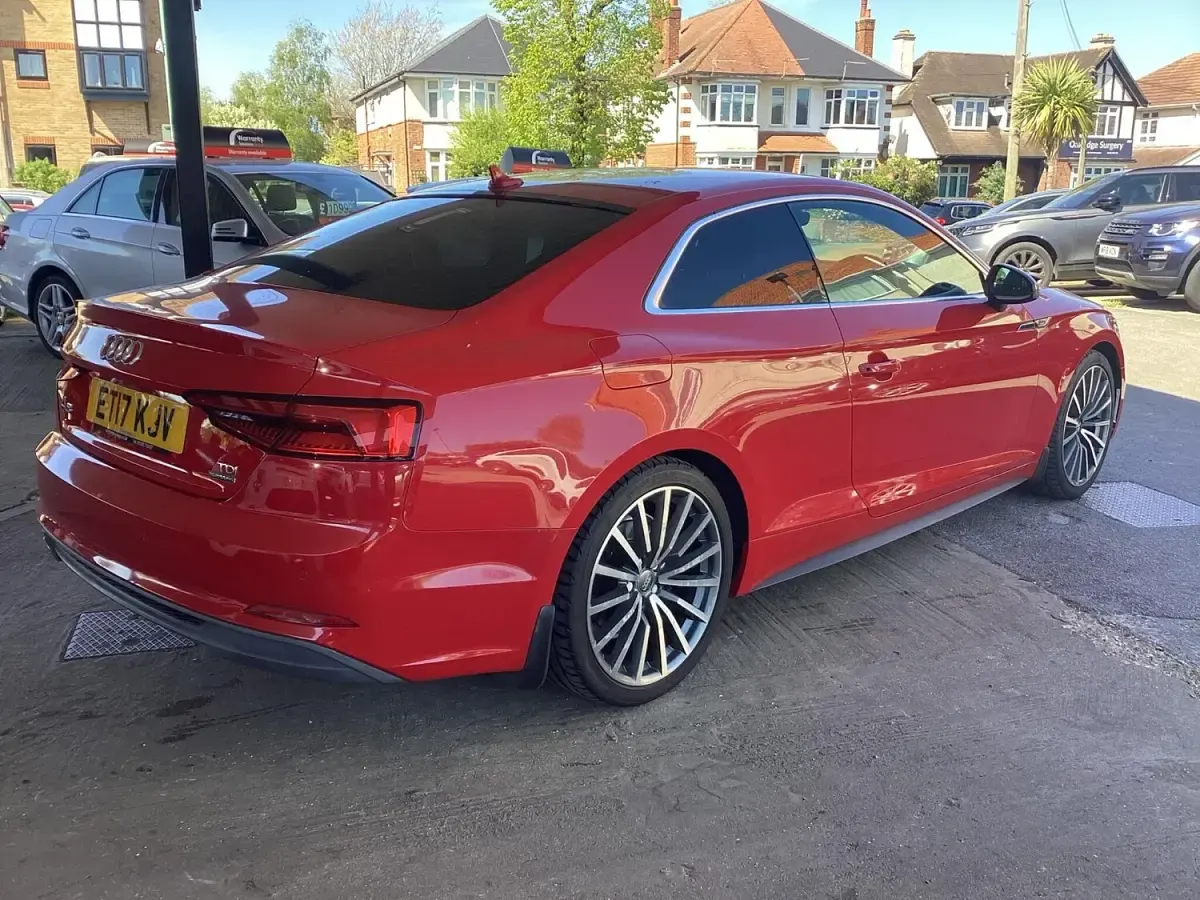 Used Audi A5 S-Line 190 HP (139 kW) 2017 Red Coupe