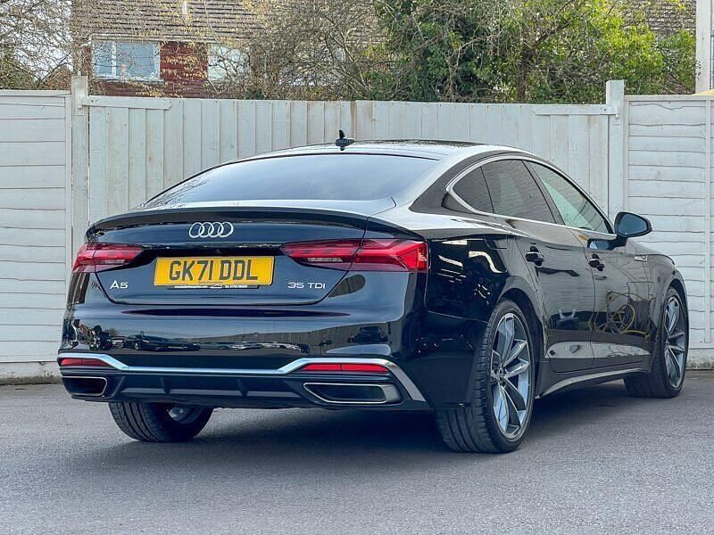 Used Audi A5 Sportback S-Line 163 HP (119 kW) 2021 Black Hatchback