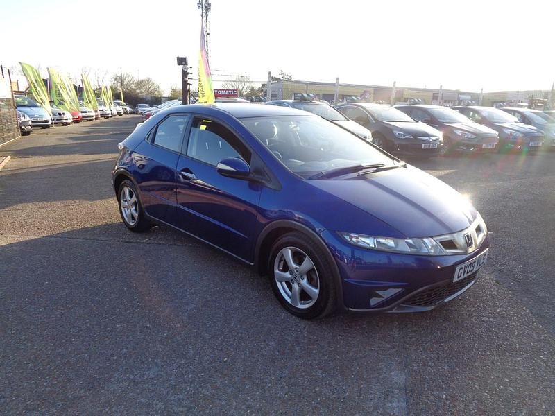 Blue Used 2009 Honda Civic SE Hatchback | £3,495 (Expensive) - Image 1/4