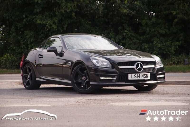 Black Used 2014 Mercedes SLK250 AMG Cabriolet | £10,499 (Fair price) - Image 1/4