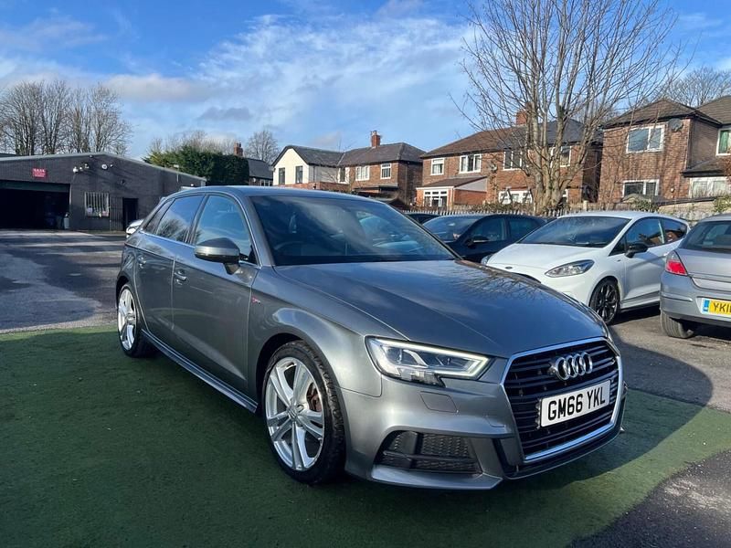 Grey Used 2016 Audi A3 Sportback S-Line Hatchback | £10,500 (Fair price) - Image 1/4