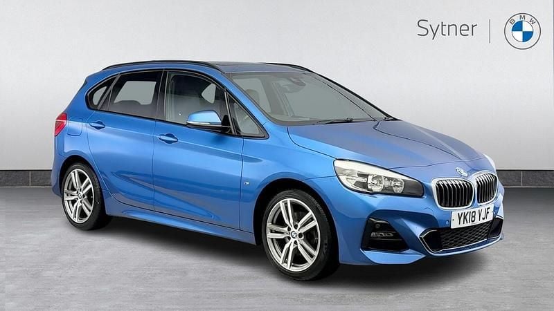 Used BMW 220 Active Tourer M Sport 187 HP (137 kW) 2018 Blue MPV