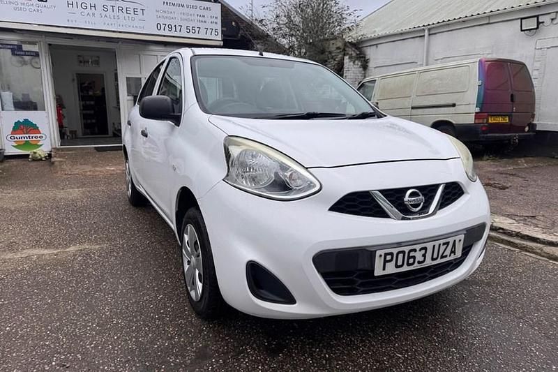 Used Nissan Micra Visia 2013 White Hatchback