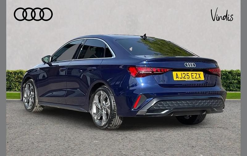 Used Audi A3 S-Line 147 HP (108 kW) 2025 Blue Sedan