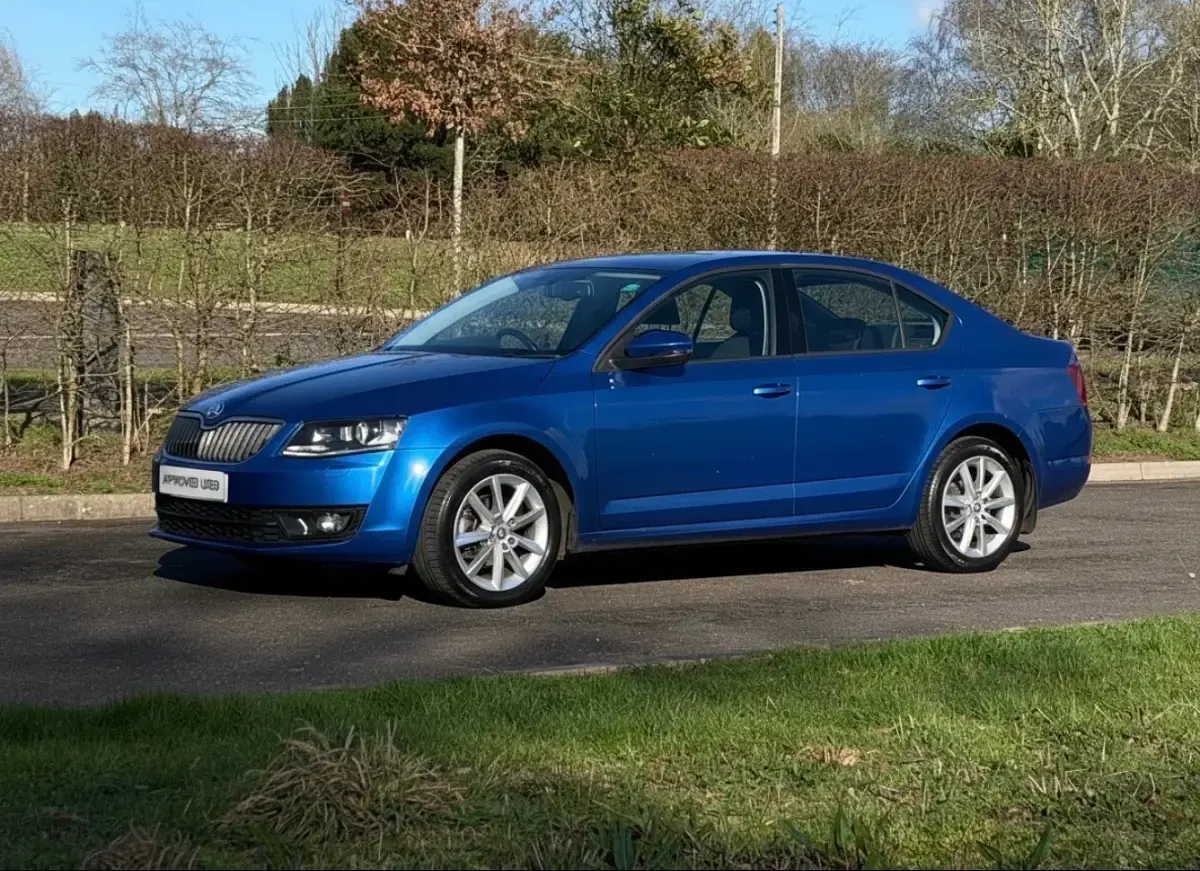 Used Skoda Octavia Elegance 105 HP (77 kW) 2014 Blue Hatchback