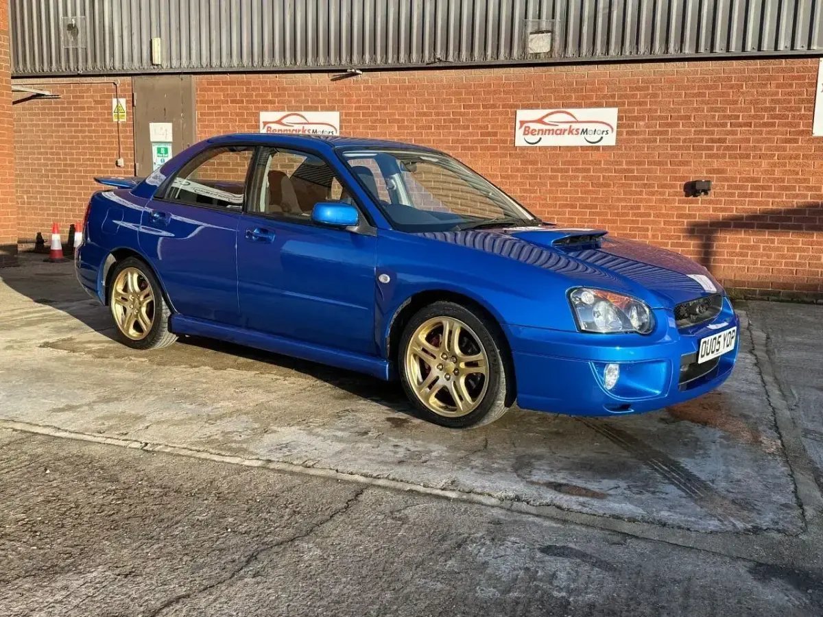 Używany Subaru Impreza 221 KM (162 kW) 2005 Niebieski Sedan/Limuzyna