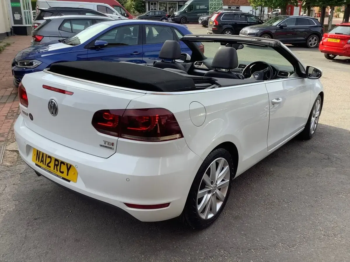 Used VW Golf Cabriolet S 2012 White Cabriolet