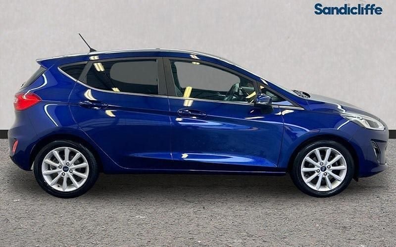 Used Ford Fiesta Titanium 125 HP (91 kW) 2020 Blue Hatchback