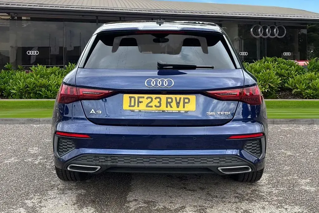 Used Audi A3 S-Line 150 HP (110 kW) 2023 Blue Sedan