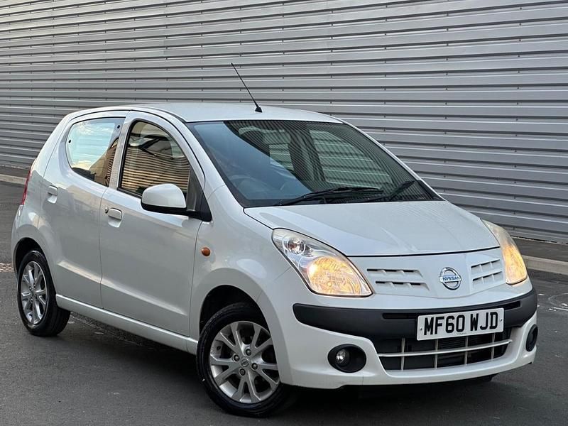 White Used 2010 Nissan Pixo N-TEC Hatchback | £1,795 (Fair price) - Image 1/4
