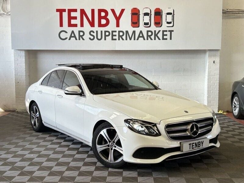 White Used 2017 Mercedes E220 Premium Sedan | £10,995 (Fair price) - Image 1/4