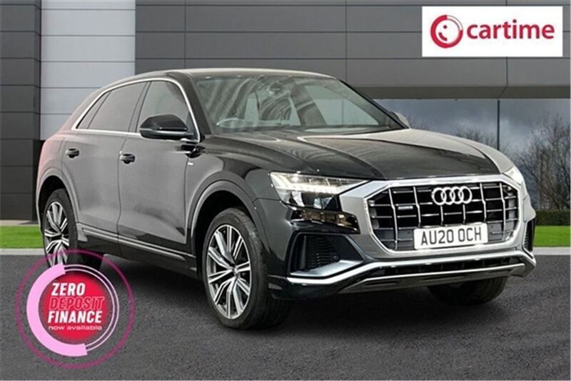 Black Used 2020 Audi Q8 S-Line SUV | £35,940 (Expensive) - Image 1/3