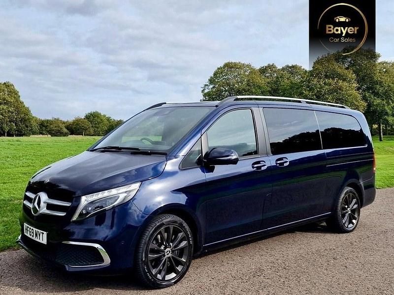 Used Mercedes V220 2019 Blue MPV