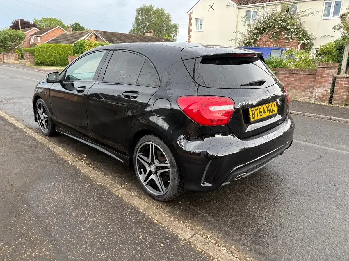 Used Mercedes A220 AMG 170 HP (125 kW) 2015 Black Hatchback