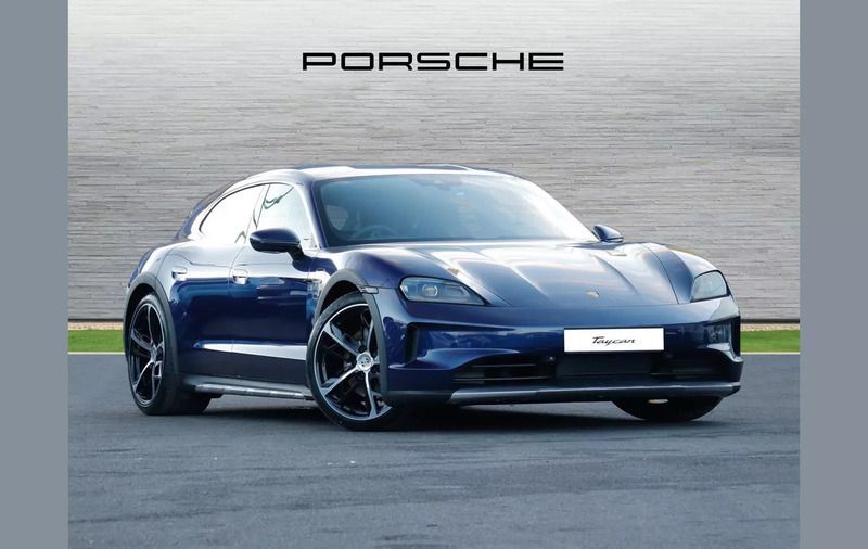 Blue New 2025 Porsche Taycan Cross Turismo Sedan | £98,990 (Expensive) - Image 1/4