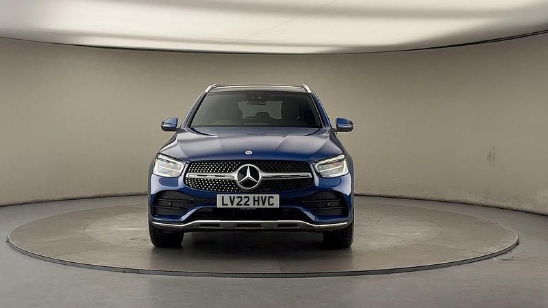 Used Mercedes GLC300 AMG line 245 HP (180 kW) 2022 Spectral blue SUV