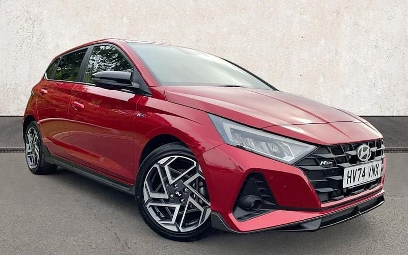 Red New 2025 Hyundai i20 N Line Hatchback | £22,279 (A bit pricey) - Image 1/3