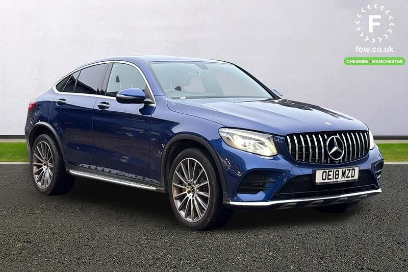 Blue Used 2018 Mercedes GLC250 Active Coupe | £21,599 (Fair price) - Image 1/3