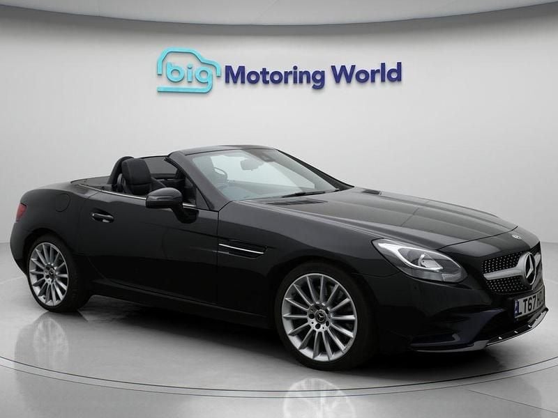 Black Used 2017 Mercedes SLC180 AMG line Cabriolet | £13,014 (Fair price) - Image 1/4
