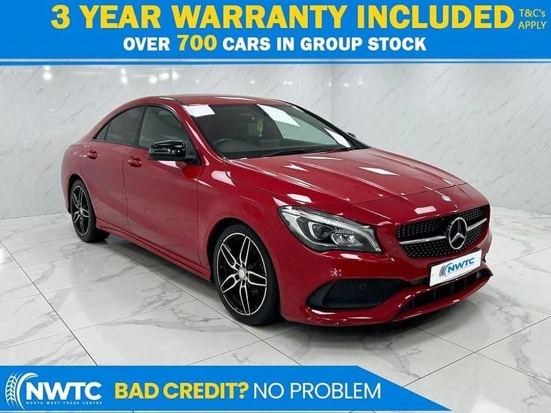Red Used 2017 Mercedes CLA180 AMG line Sedan | £8,500 (Good price) - Image 1/4