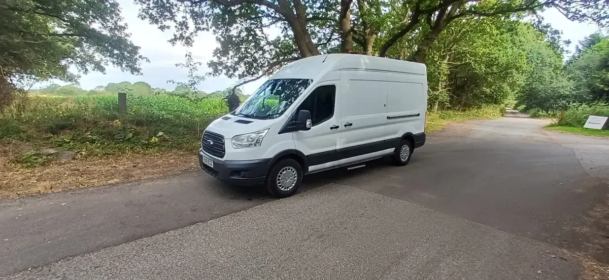 Used Ford Transit 170 HP (125 kW) 2019 White Van