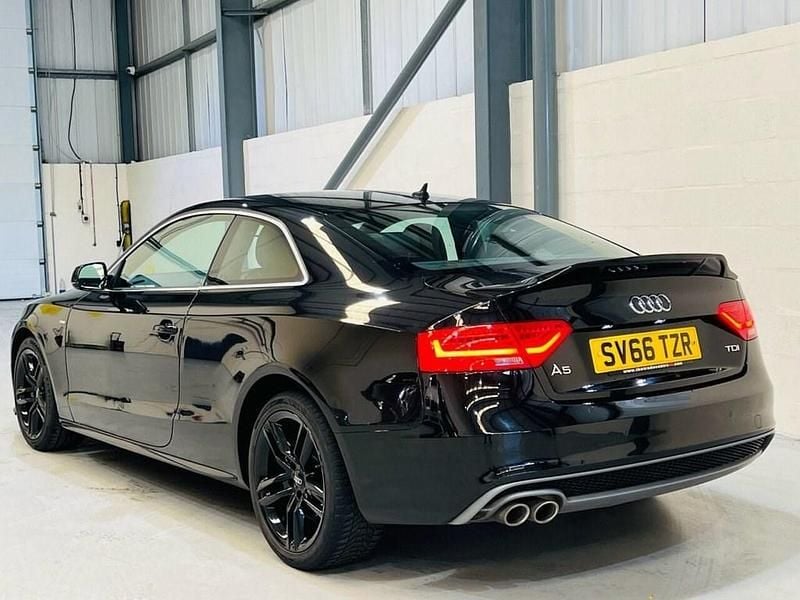 Used Audi A5 S-Line 190 HP (139 kW) 2016 Black Coupe