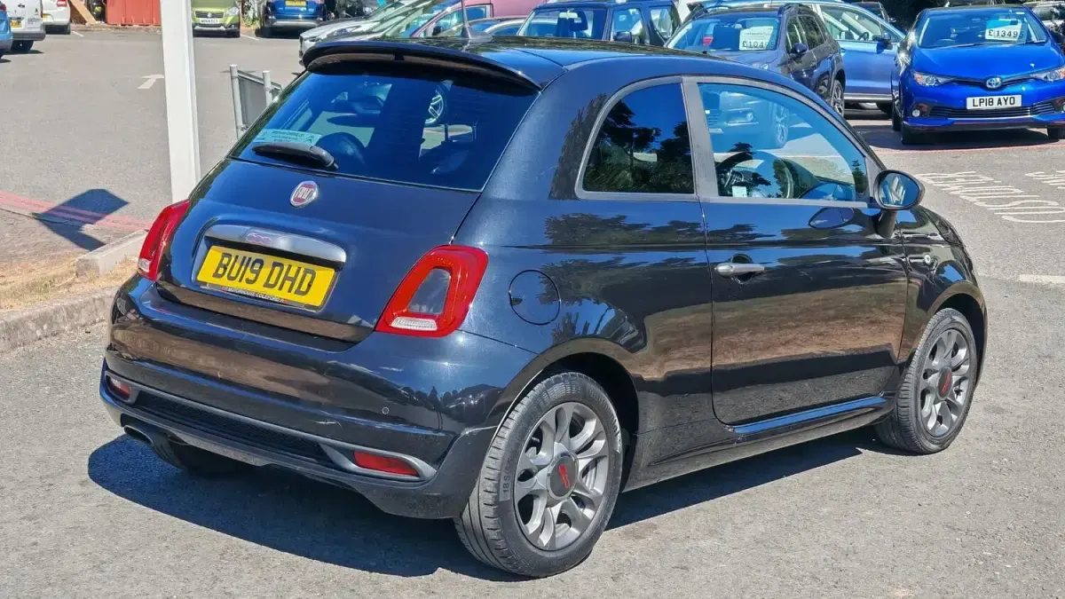 Used Fiat 500 S 69 HP (50 kW) 2019 Black Hatchback