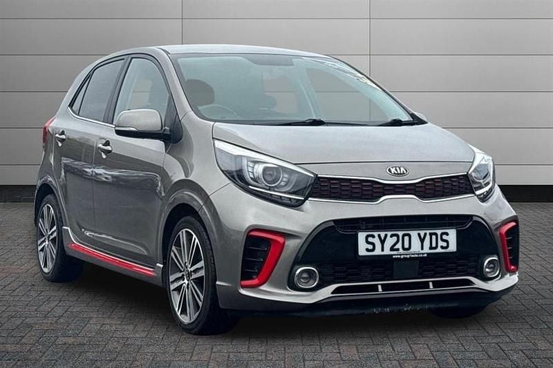 Silver Used 2020 Kia Picanto GT-Line Hatchback | £9,191 (Fair price) - Image 1/4