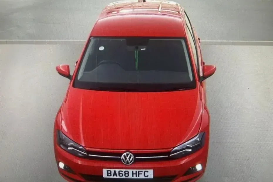 Usado VW Polo SE 95 HP (69 kW) 2019 Vermelho Citadino