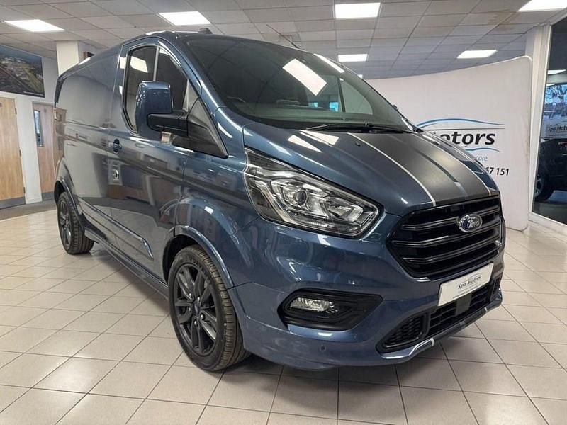 Used Ford Transit Custom Sport 185 HP (136 kW) 2022 Blue Van