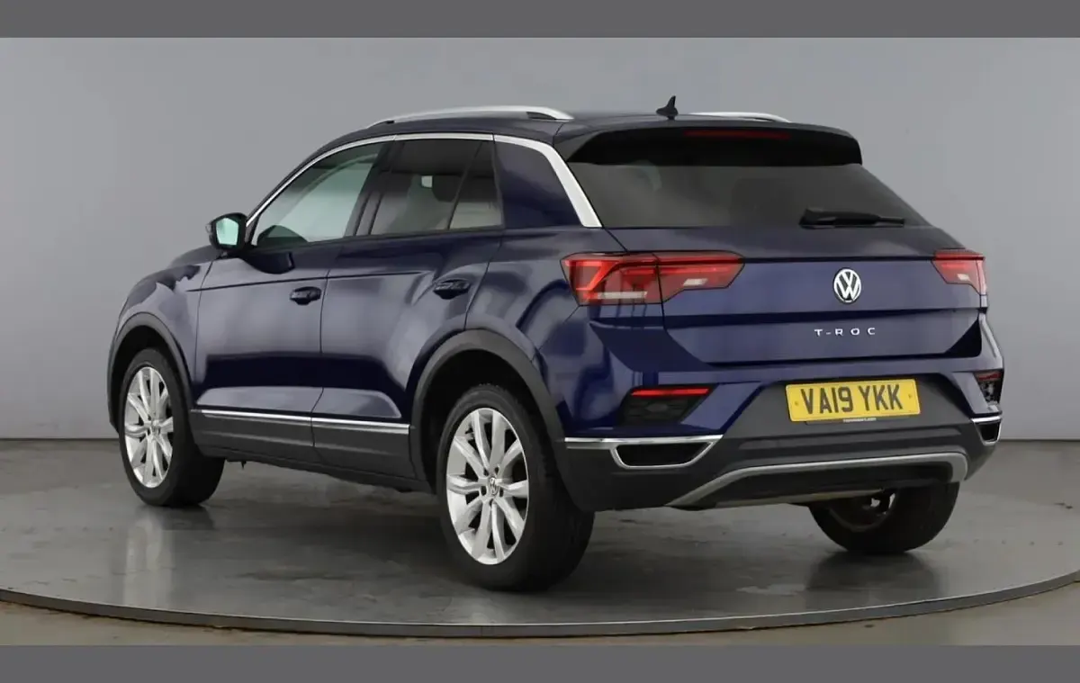 Used VW T-Roc SEL 150 HP (110 kW) 2019 Blue SUV