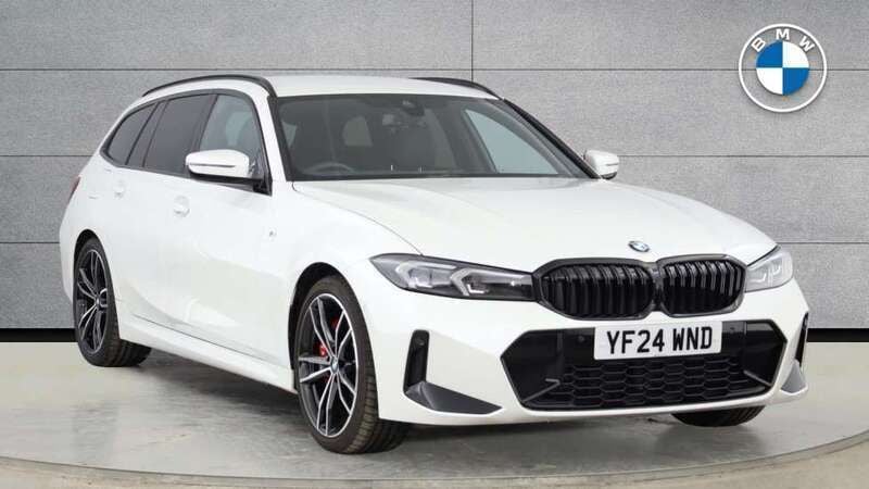 White Used 2024 BMW 320 M Sport Estate | £34,900 (Expensive) - Image 1/4