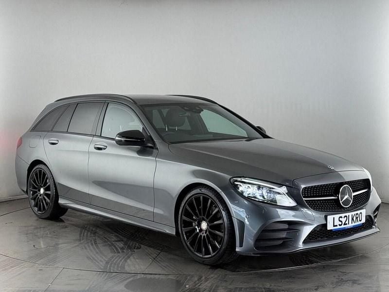 Grey Used 2021 Mercedes C220 AMG line Estate | £23,400 (Fair price) - Image 1/3