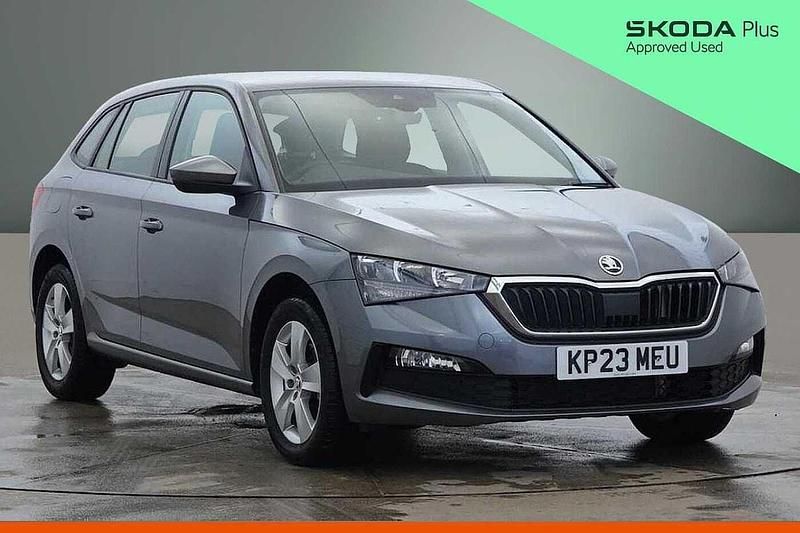 Used Skoda Scala SE 110 HP (80 kW) 2023 Graphite grey metallic Hatchback