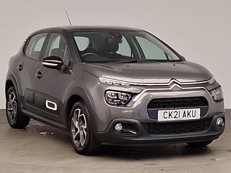 Grey Used 2021 Citroën C3 PureTech Hatchback | £10,998 (A bit pricey) - Image 1/4