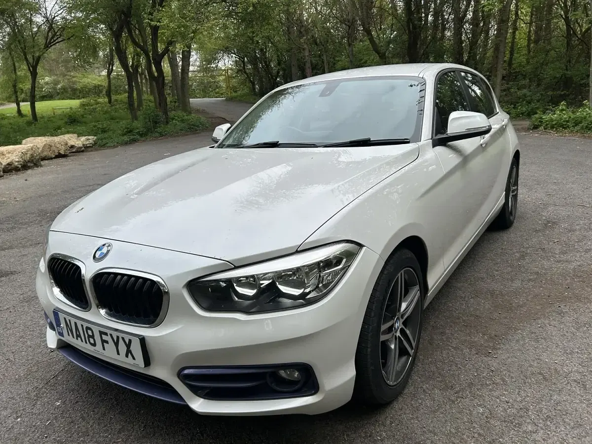 Used BMW 116 Sport Line 2018 White Hatchback