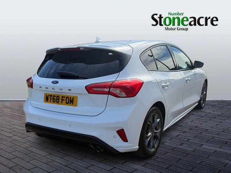 Used Ford Focus ST-Line 125 HP (91 kW) 2019 White Hatchback