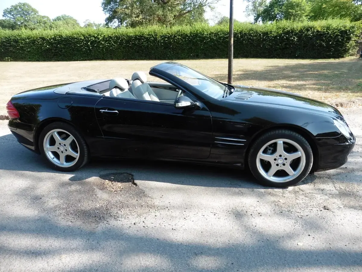 Used Mercedes SL350 2003 Black Cabriolet