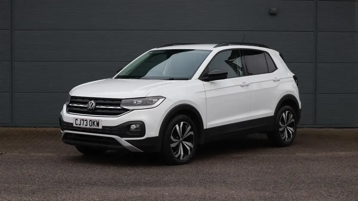 Used VW T-Cross Black Edition 110 HP (80 kW) 2023 White SUV