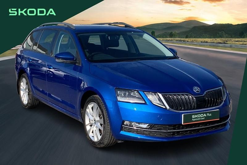 Used Skoda Octavia SE L 150 HP (110 kW) 2019 Blue Estate