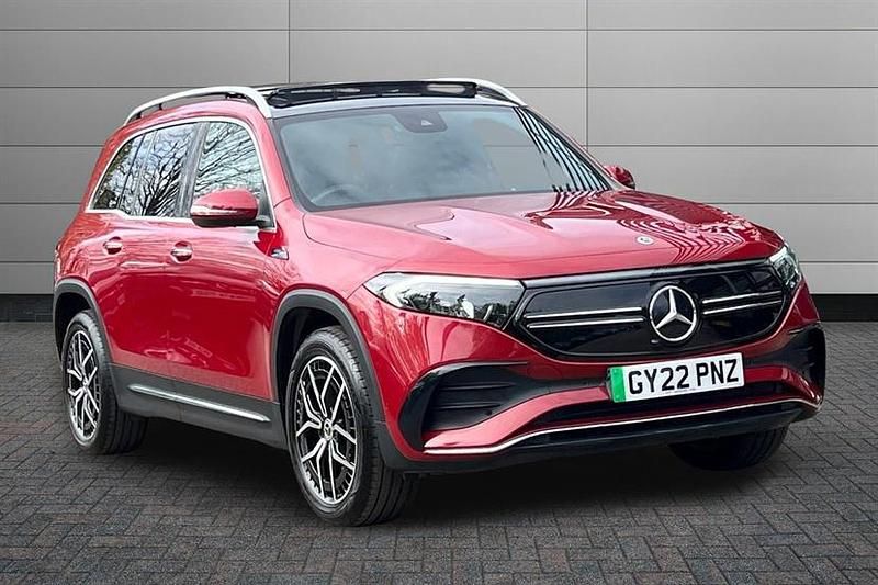 Used Mercedes EQB300 AMG Line Premium 167 kW (228 HP) 2022 Patagonia red SUV