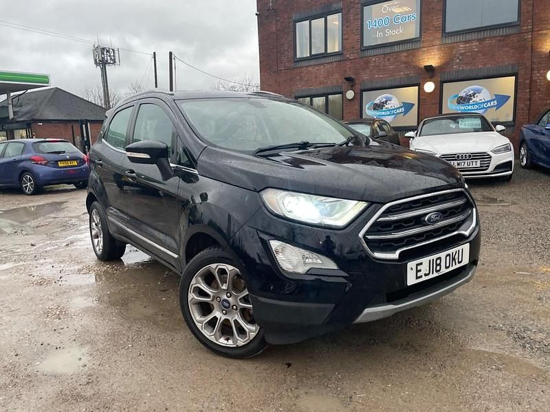 Black Used 2018 Ford Ecosport Titanium SUV | £7,500 (Good price) - Image 1/4